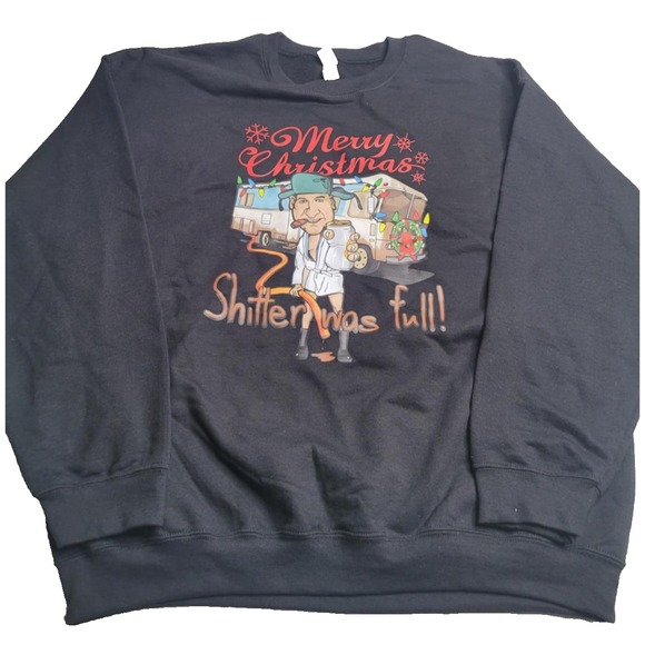 Christmas Vacation‎ Graphic Sweatshirt Unisex XL Black - Picture 1 of 6
